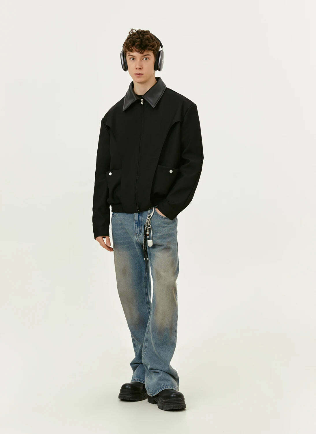 Y2K Aesthetic Coquette Style Zip-Up Jacket - Grunge Fashion with Pastel Goth Vibes Y2K Aesthetic Coquette Style Zip-Up Jacket - Grunge Fashion with Pastel Goth Vibes