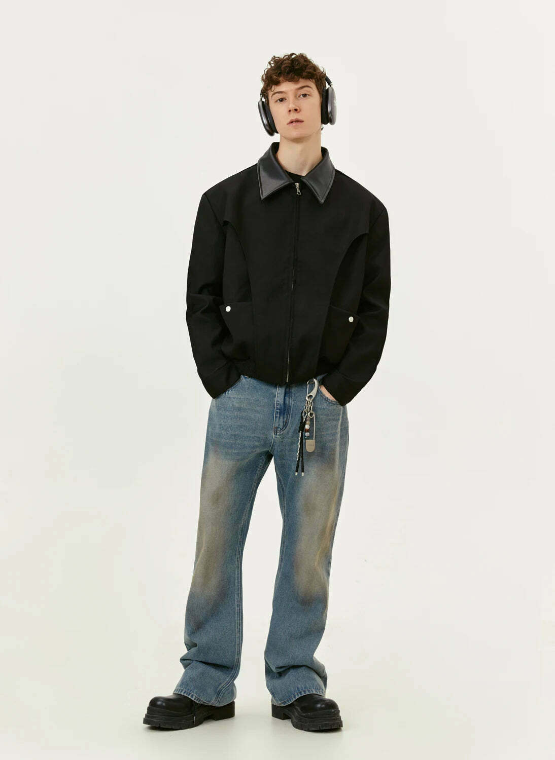 Y2K Aesthetic Coquette Style Zip-Up Jacket - Grunge Fashion with Pastel Goth Vibes Y2K Aesthetic Coquette Style Zip-Up Jacket - Grunge Fashion with Pastel Goth Vibes