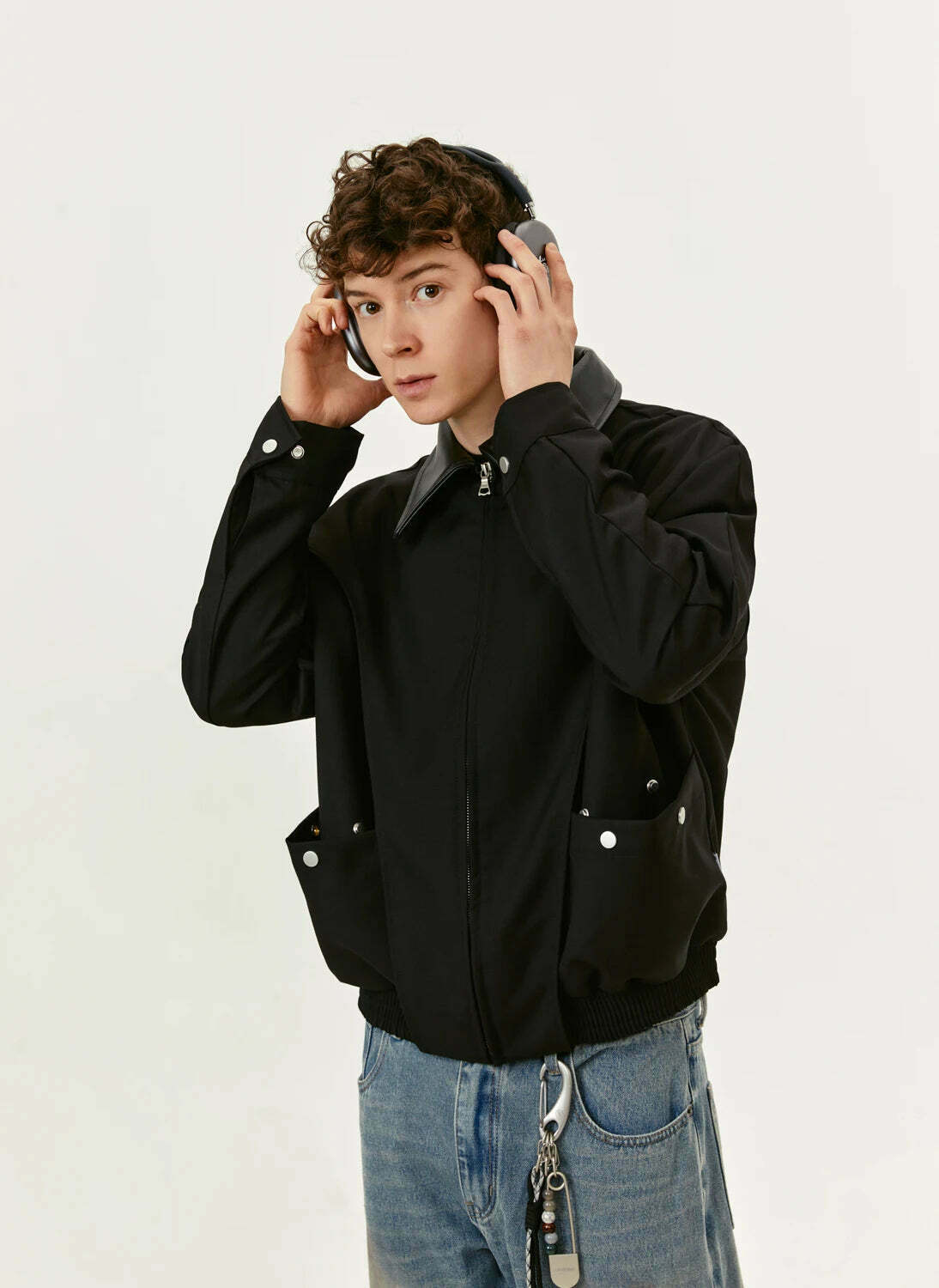 Y2K Aesthetic Coquette Style Zip-Up Jacket - Grunge Fashion with Pastel Goth Vibes Y2K Aesthetic Coquette Style Zip-Up Jacket - Grunge Fashion with Pastel Goth Vibes