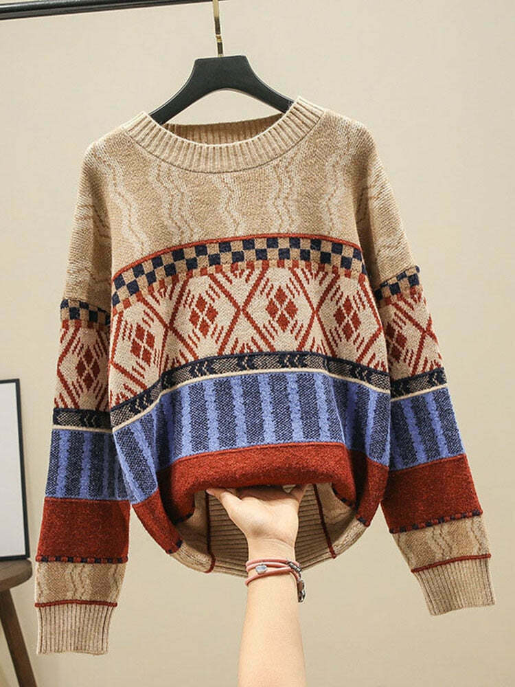 Y2K Aesthetic Coquette Sweater: Grunge Style Cargo Skirt & Cute Tops for Fall/Winter Y2K Aesthetic Coquette Sweater: Grunge Style Cargo Skirt & Cute Tops for Fall/Winter