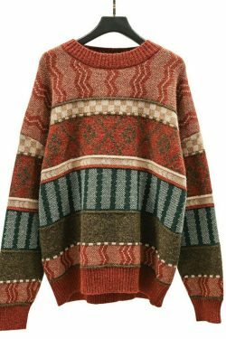 Y2K Aesthetic Coquette Sweater: Grunge Style Cargo Skirt & Cute Tops for Fall/Winter