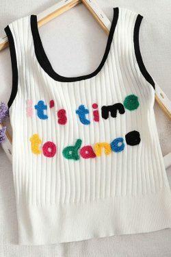 Y2K Aesthetic Coquette Tank Top for Women - Grunge Style Cute Tops with Pastel Goth Vibes