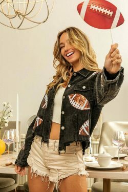 Y2K Aesthetic Corduroy Jacket with Coquette Style and Grunge Vibes