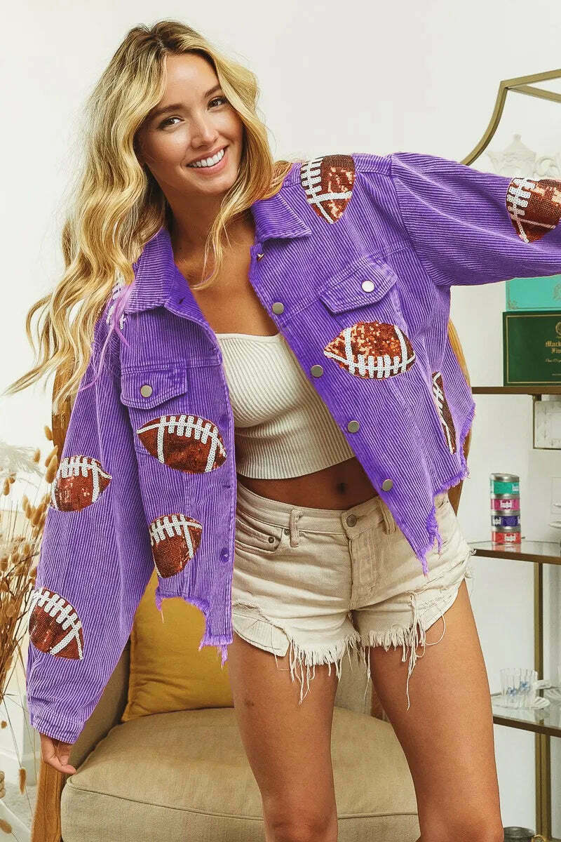 Y2K Aesthetic Corduroy Jacket with Coquette Style and Grunge Vibes Y2K Aesthetic Corduroy Jacket with Coquette Style and Grunge Vibes