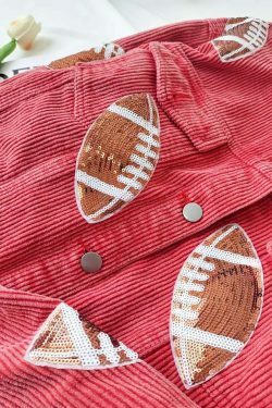 Y2K Aesthetic Corduroy Jacket with Coquette Style and Grunge Vibes