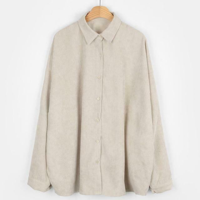 Y2K Aesthetic Corduroy Shirt: Coquette & Grunge Style, Cute Tops, Cargo Skirt, Old Money Vibes Y2K Aesthetic Corduroy Shirt: Coquette & Grunge Style, Cute Tops, Cargo Skirt, Old Money Vibes