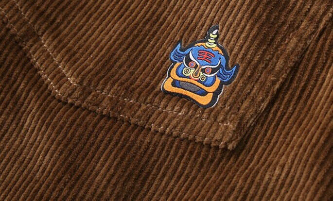 Y2K Aesthetic Corduroy Trousers for Women - Coquette & Grunge Style Cargo Skirt with Old Money Vibes Y2K Aesthetic Corduroy Trousers for Women - Coquette & Grunge Style Cargo Skirt with Old Money Vibes