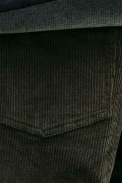 Y2K Aesthetic Corduroy Trousers for Women - Coquette & Grunge Style Cargo Skirt with Old Money Vibes