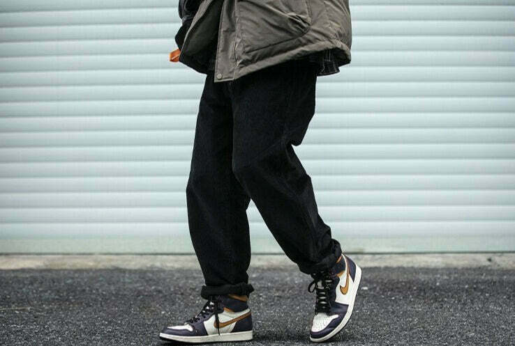 Y2K Aesthetic Corduroy Trousers for Women - Coquette & Grunge Style Cargo Skirt with Old Money Vibes Y2K Aesthetic Corduroy Trousers for Women - Coquette & Grunge Style Cargo Skirt with Old Money Vibes