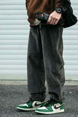 Y2K Aesthetic Corduroy Trousers for Women - Coquette & Grunge Style Cargo Skirt with Old Money Vibes