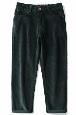 Y2K Aesthetic Corduroy Trousers for Women - Coquette & Grunge Style Cargo Skirt with Old Money Vibes