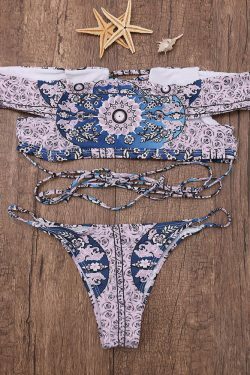 Y2K Aesthetic Criss-Cross Bikini - Sexy Swimwear for Women