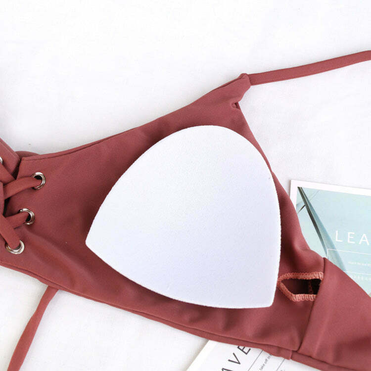 Y2K Aesthetic Criss Cross Underwire Cami Bikini Set Y2K Aesthetic Criss Cross Underwire Cami Bikini Set