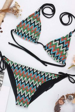 Y2K Aesthetic Crochet Backless String Bikini - Coquette Grunge Fashion & Pastel Goth Vibes