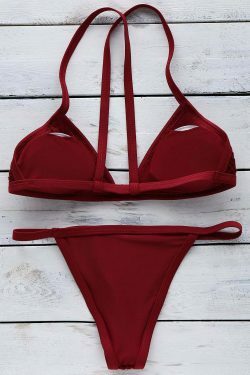 Y2K Aesthetic Crochet Bikini Set with Coquette Style and Grunge Vibes