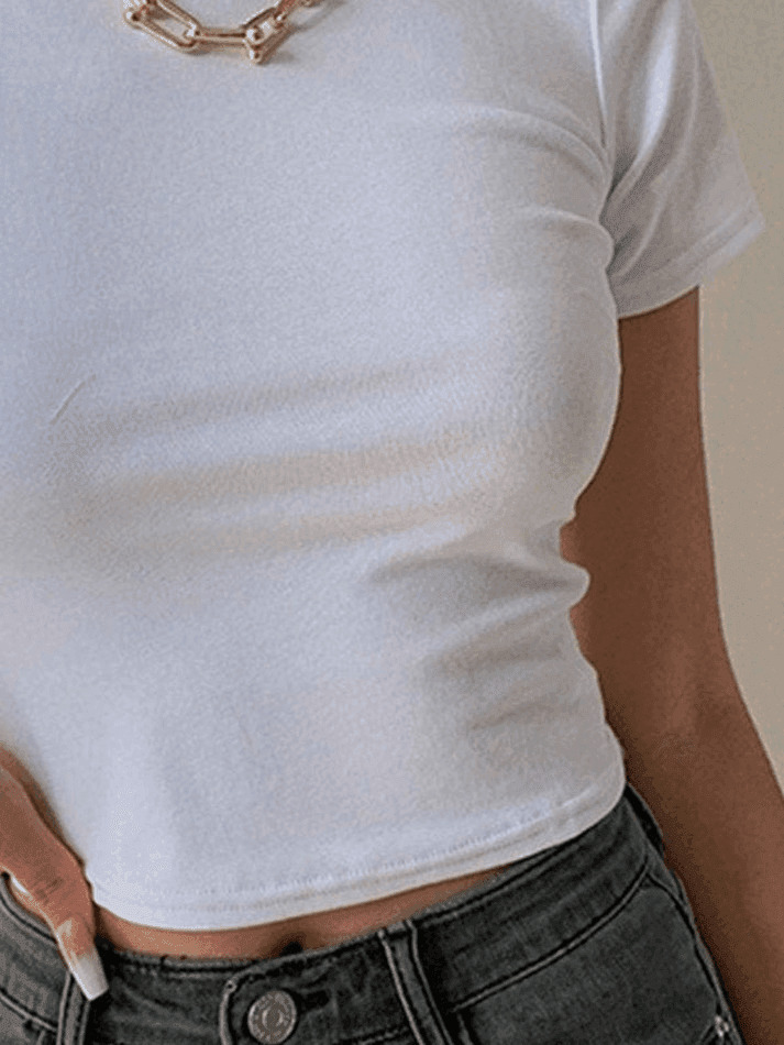 Y2K Aesthetic Crop Top: Coquette Style Grunge Fashion with Pastel Goth Vibes Y2K Aesthetic Crop Top: Coquette Style Grunge Fashion with Pastel Goth Vibes