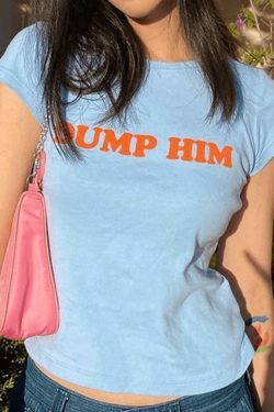 Y2K Aesthetic Crop Top in Letter Pattern - Women's Niche Fashion