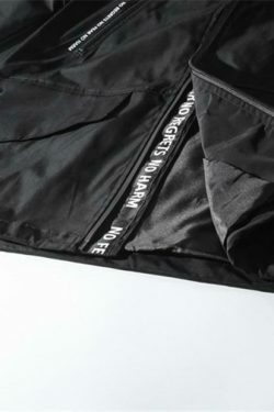 Y2K Aesthetic Cross Production Technical Jacket for Niche Women Fashion