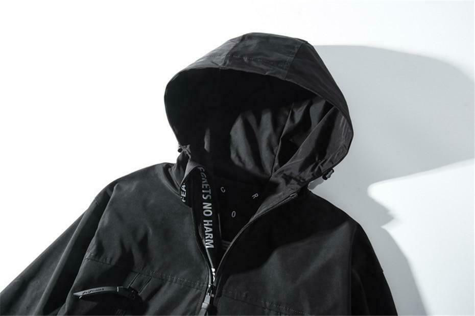 Y2K Aesthetic Cross Production Technical Jacket for Niche Women Fashion Y2K Aesthetic Cross Production Technical Jacket for Niche Women Fashion