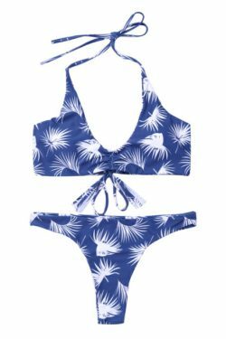 Y2K Aesthetic Cross Strap Bikini - Coquette & Grunge Style, Pastel Goth