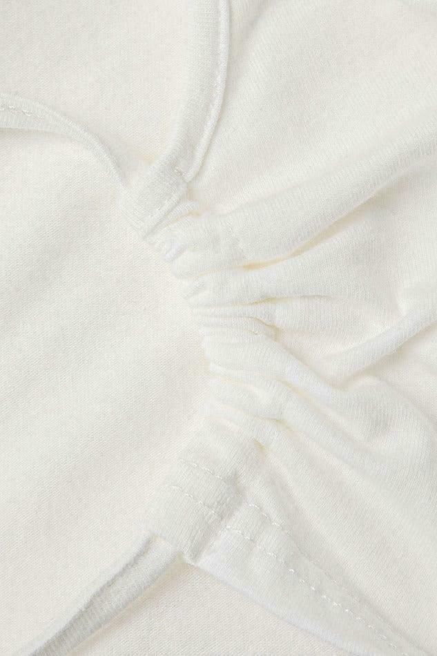 Y2K Aesthetic Cross Tie Back Short Sleeve Tee - Coquette Grunge Style for Women