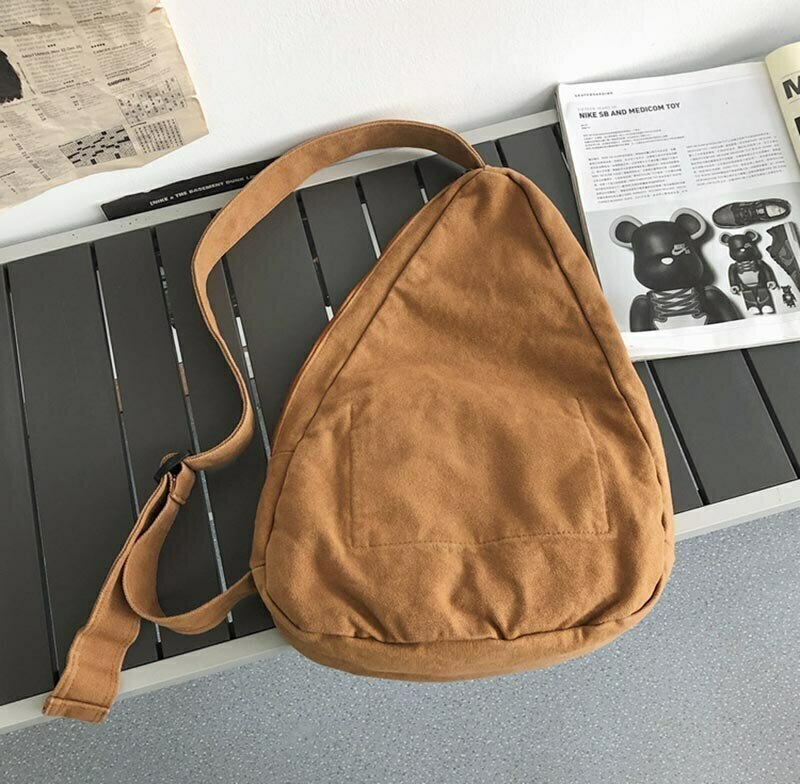 Y2K Aesthetic Crossbody Canvas Sling Bag - Coquette Grunge Fashion, Cute Tops, Pastel Goth Y2K Aesthetic Crossbody Canvas Sling Bag - Coquette Grunge Fashion, Cute Tops, Pastel Goth