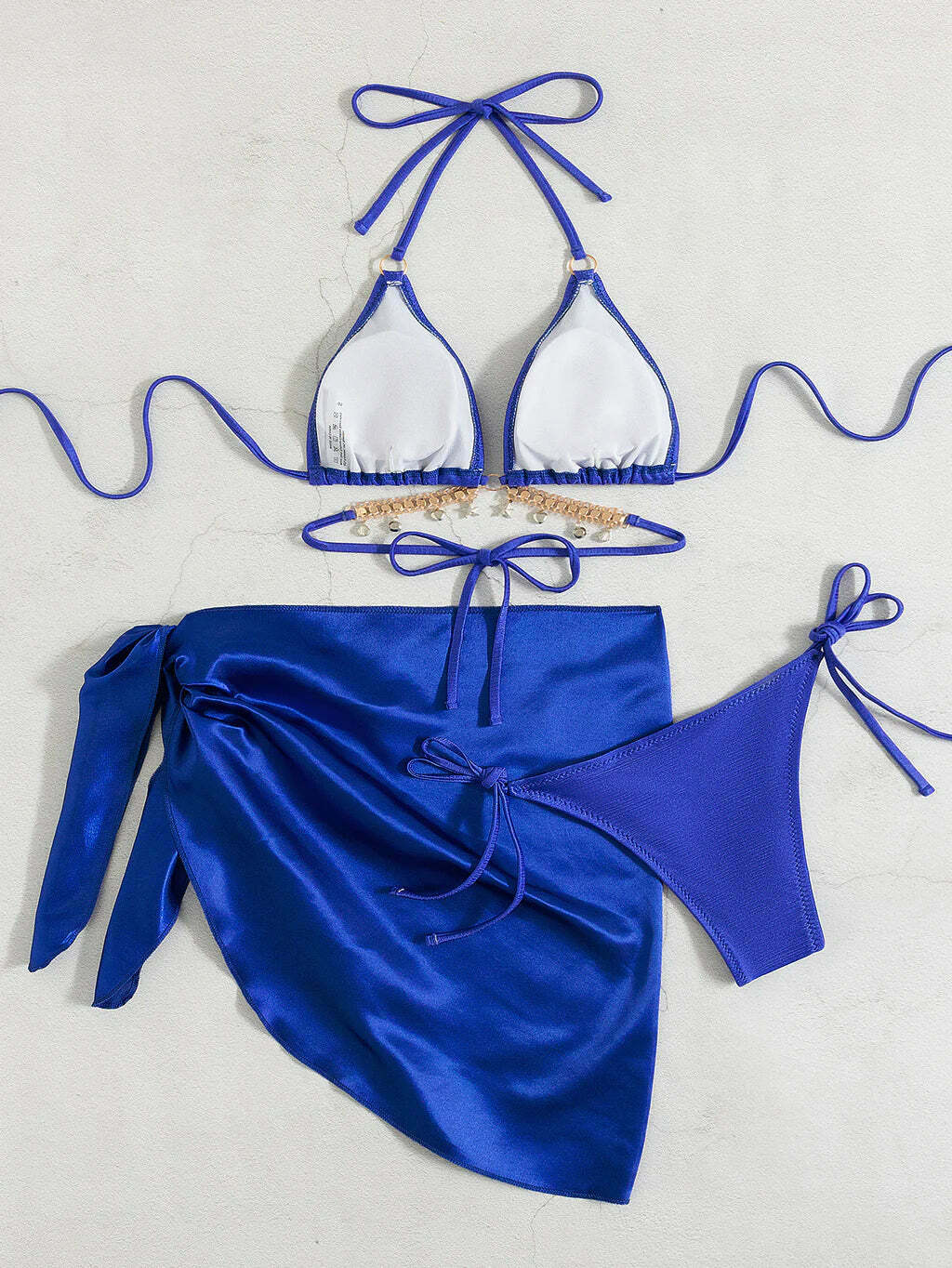 Y2K Aesthetic Crystal Diamond Bikini Set - Sexy Coquette Style for Women