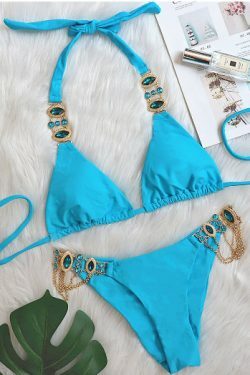 Y2K Aesthetic Crystal Diamond Swimsuit - Coquette Grunge Fashion