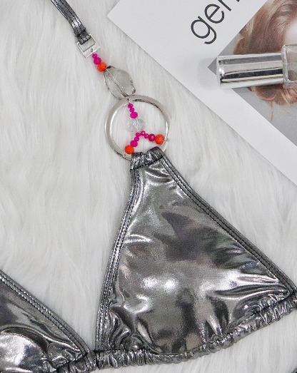 Y2K Aesthetic Crystal Diamond Swimsuit - Coquette Style for Women - Grunge Fashion Statement Piece