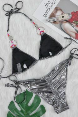 Y2K Aesthetic Crystal Diamond Swimsuit - Coquette Style for Women - Grunge Fashion Statement Piece