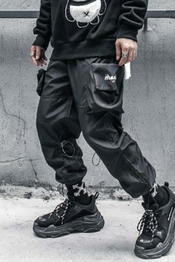 Y2K Aesthetic Deluxe Parachute Cargo Skirt - Coquette Grunge Style Women's Fashion