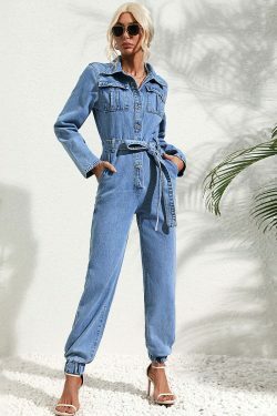 Y2K Aesthetic Denim Jumpsuit: Coquette & Grunge Style Cargo Skirt Outfit for Women
