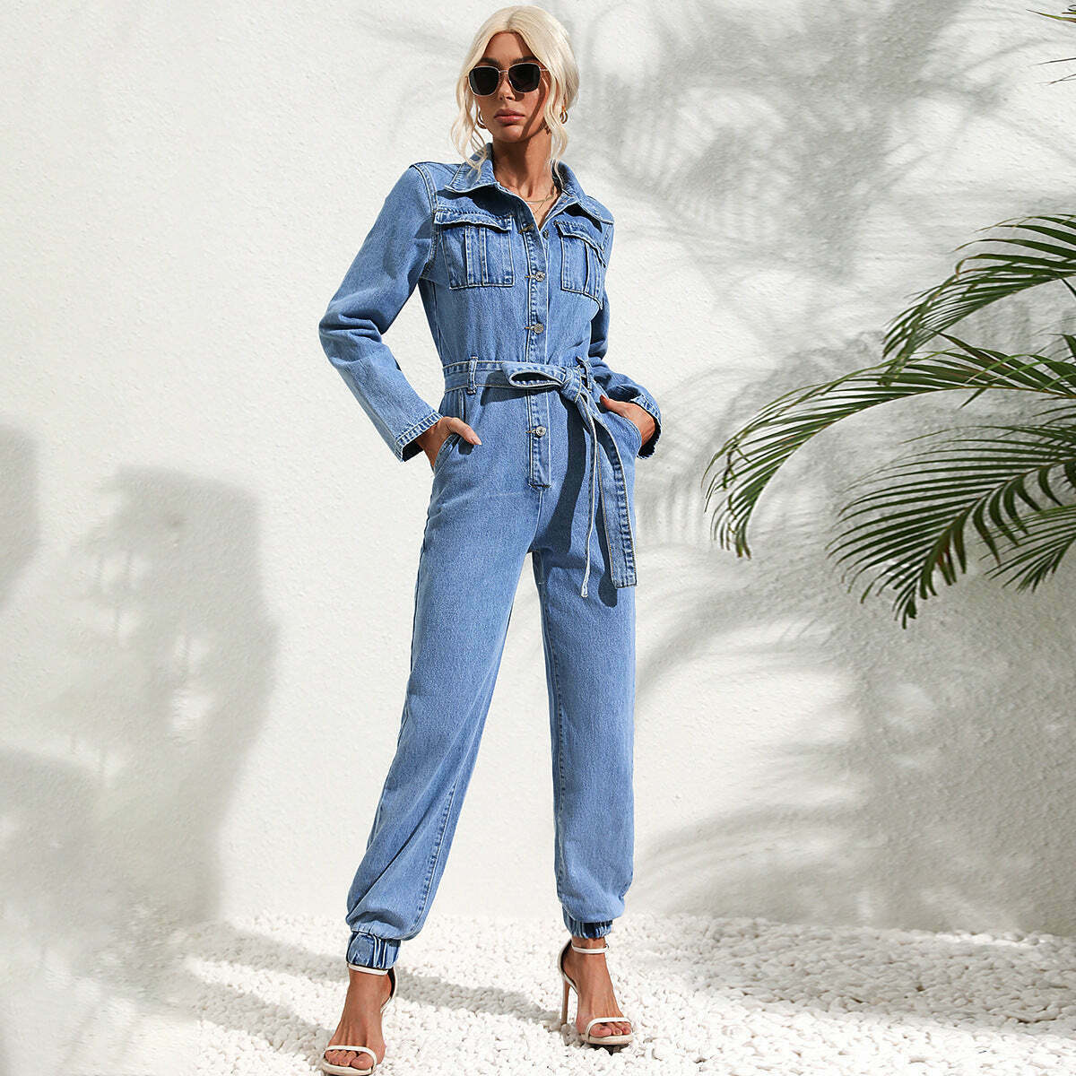 Y2K Aesthetic Denim Jumpsuit: Coquette & Grunge Style Cargo Skirt Outfit for Women