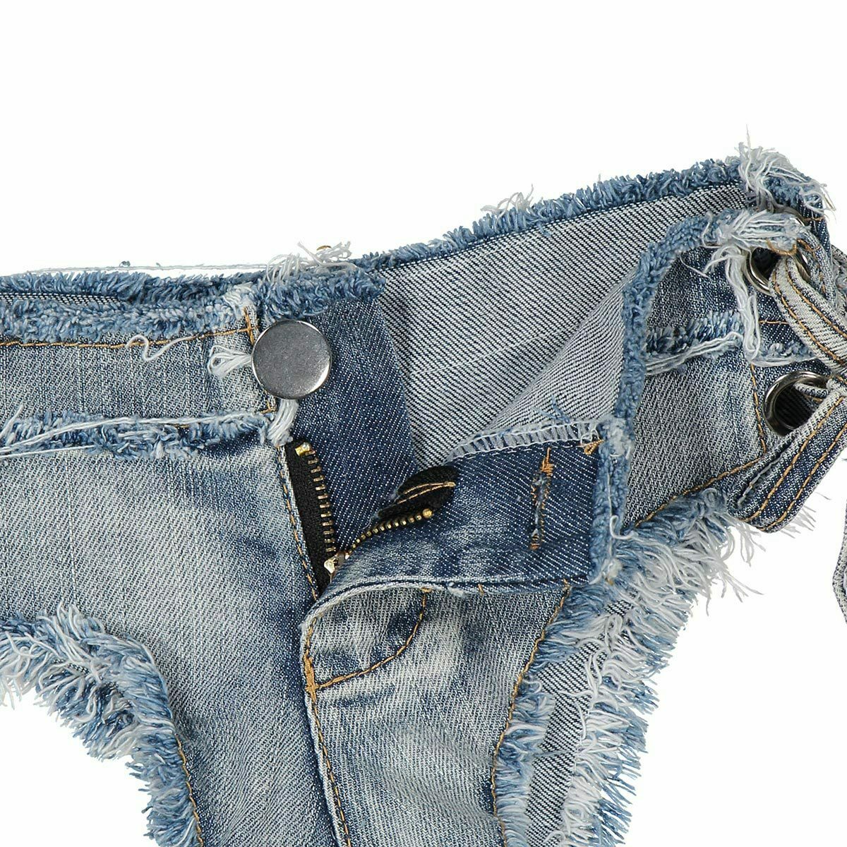 Y2K Aesthetic Denim Print Bikini Set for Women - Sexy and Stylish Retro Swimwear