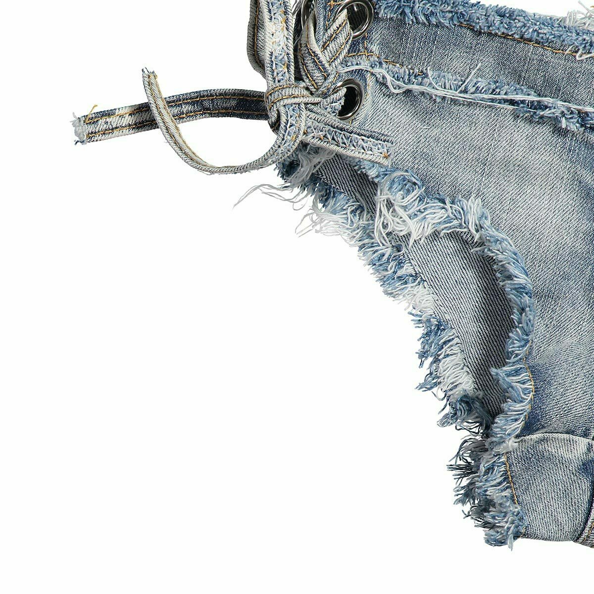 Y2K Aesthetic Denim Print Bikini Set for Women - Sexy and Stylish Retro Swimwear