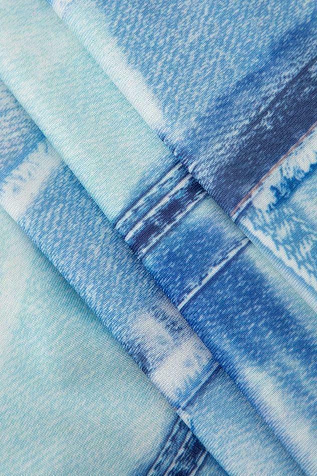 Y2K Aesthetic Denim Ruffle Mini Dress - Coquette Style Grunge Fashion Women's Clothing