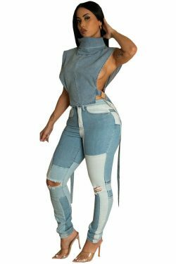 Y2K Aesthetic Denim Short Vest: Coquette Grunge Fashion - Niche Women's Style