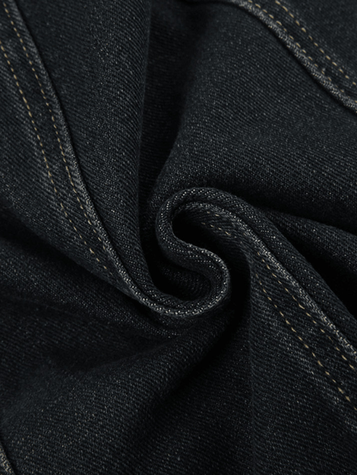 Y2K Aesthetic Distressed Patchwork Denim Maxi Skirt Y2K Aesthetic Distressed Patchwork Denim Maxi Skirt