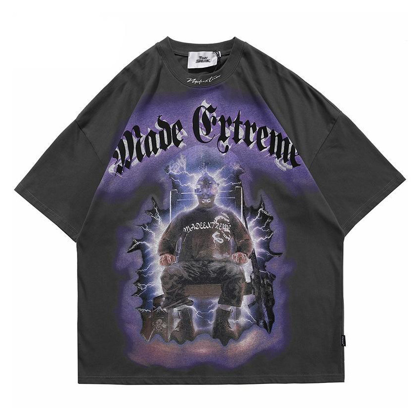 Y2K Aesthetic Electrocution T-Shirt for Women - Coquette Grunge Style with a Touch of Old Money Y2K Aesthetic Electrocution T-Shirt for Women - Coquette Grunge Style with a Touch of Old Money