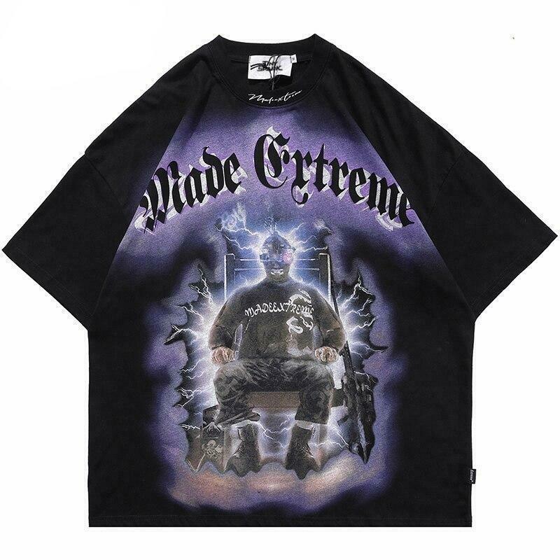 Y2K Aesthetic Electrocution T-Shirt for Women - Coquette Grunge Style with a Touch of Old Money Y2K Aesthetic Electrocution T-Shirt for Women - Coquette Grunge Style with a Touch of Old Money