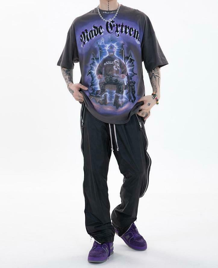 Y2K Aesthetic Electrocution T-Shirt for Women - Coquette Grunge Style with a Touch of Old Money Y2K Aesthetic Electrocution T-Shirt for Women - Coquette Grunge Style with a Touch of Old Money