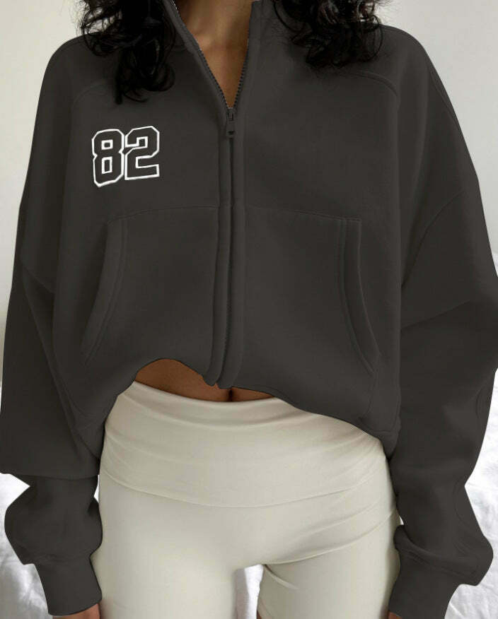 Y2K Aesthetic Embroidered Hoodie: Coquette & Grunge Style Street Oversize Fashion Y2K Aesthetic Embroidered Hoodie: Coquette & Grunge Style Street Oversize Fashion