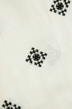 Y2K Aesthetic Embroidery Wide Leg Pants - Coquette Grunge Cargo Skirt