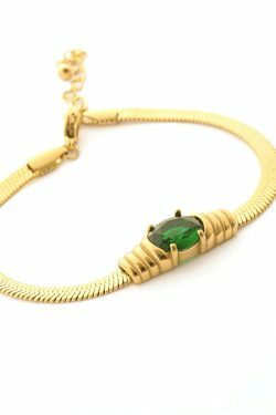 Y2K Aesthetic Emerald Bracelet: Coquette Style Grunge Outfits & Cute Tops for Women
