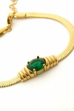 Y2K Aesthetic Emerald Bracelet: Coquette Style Grunge Outfits & Cute Tops for Women