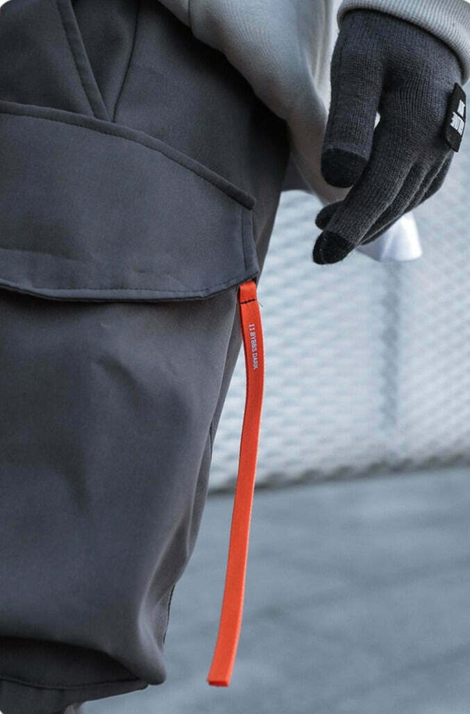 Y2K Aesthetic Extended Belt Strap Cargo Pants for Women - Grunge Style with Coquette Touch Y2K Aesthetic Extended Belt Strap Cargo Pants for Women - Grunge Style with Coquette Touch