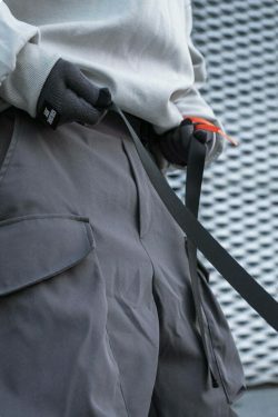 Y2K Aesthetic Extended Belt Strap Cargo Pants for Women - Grunge Style with Coquette Touch