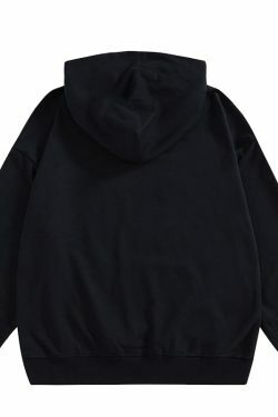 Y2K Aesthetic Eye Graphic Hoodie for Women - Coquette Style Grunge Fashion with Pastel Goth Vibes