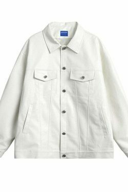 Y2K Aesthetic Faux Crocodile Leather Jacket - Coquette Style Grunge Fashion with Old Money Elegance