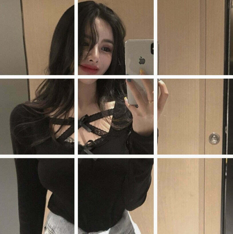 Y2K Aesthetic Fitted Blouse: Coquette Style Cute Tops for Women, Grunge & Pastel Goth Fashion Y2K Aesthetic Fitted Blouse: Coquette Style Cute Tops for Women, Grunge & Pastel Goth Fashion